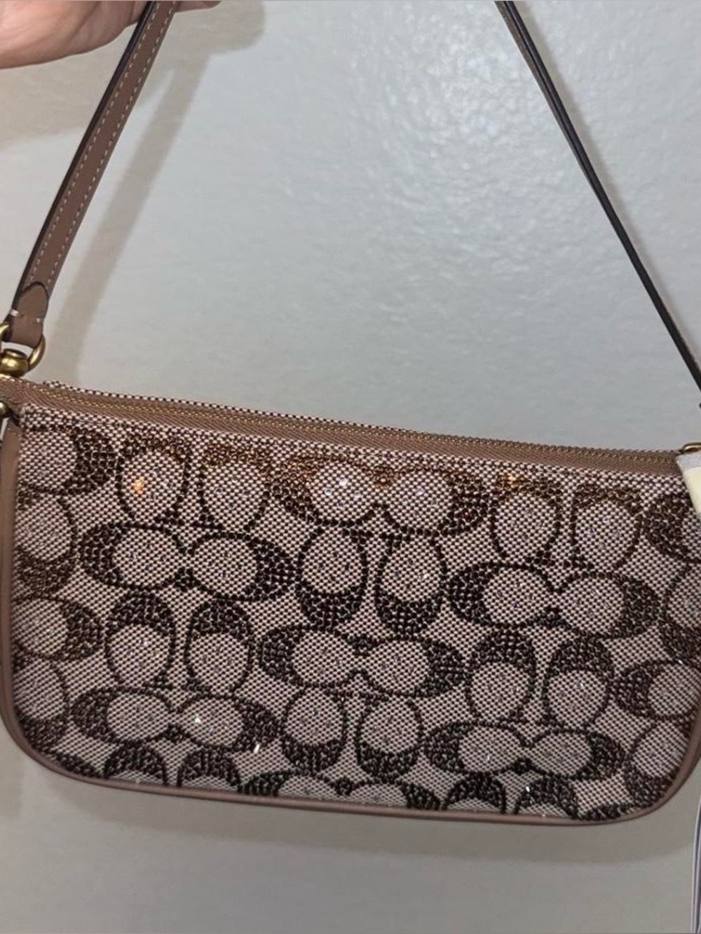 Coach Crystal Signature Plaza Bag